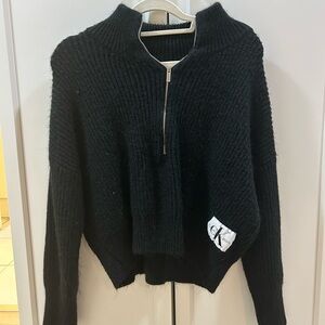 Calvin Klein Black Cowl Neck Sweater